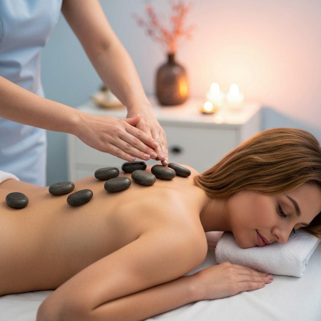 Hot Stone Massage with Heated Stones