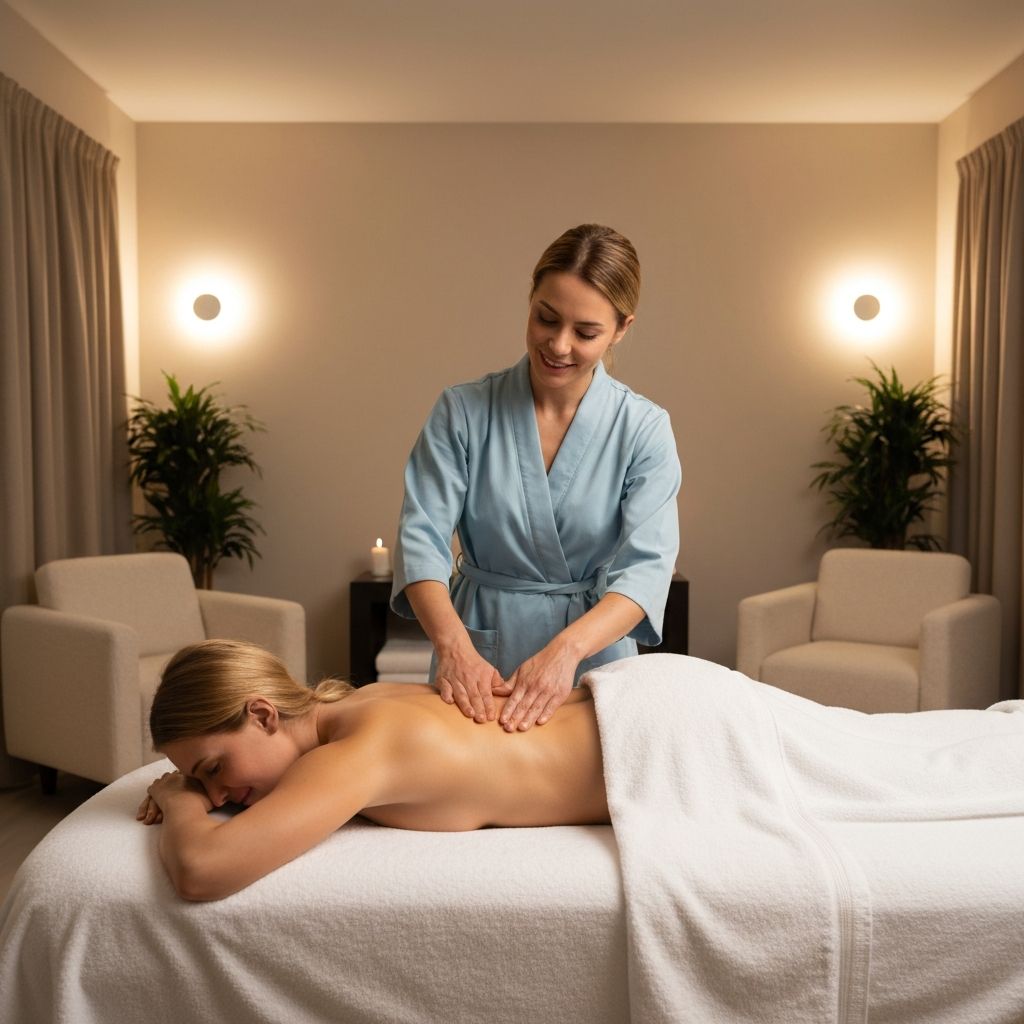 Swedish Massage Treatment in Progress